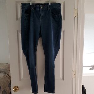Torrid Dark Blue Skinny Jeans